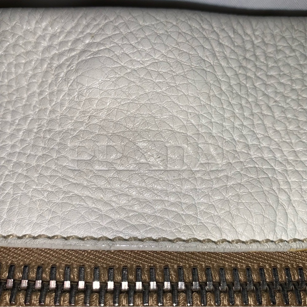 PRADA winter white taino doe skin leather hobo SHOULDERBAG - Picture 13 of 13